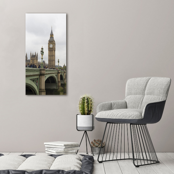 Verticale foto op glas Big Ben Londen