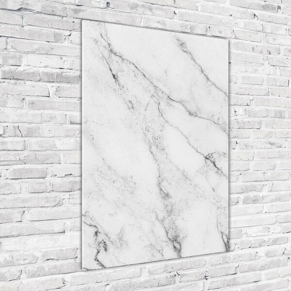 Verticale glasfoto Marmeren achtergrond