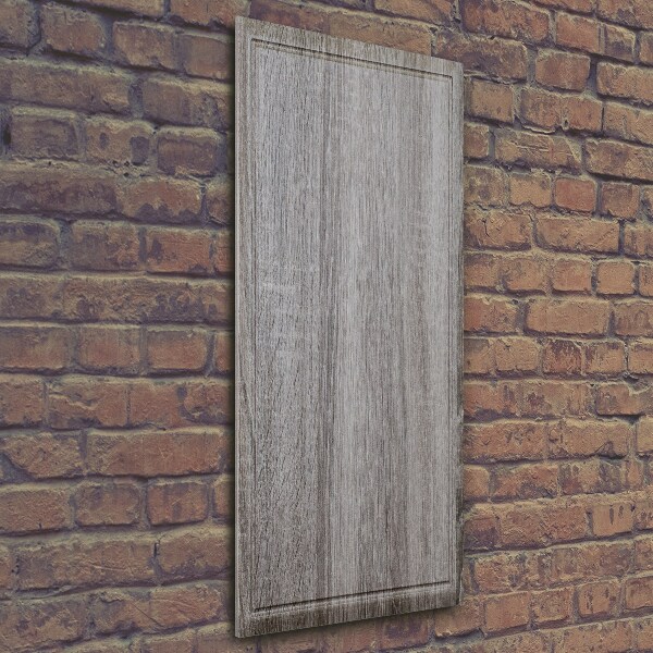 Verticaal glasschilderij Hout