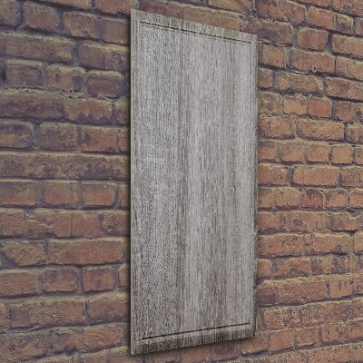 Verticaal glasschilderij Hout