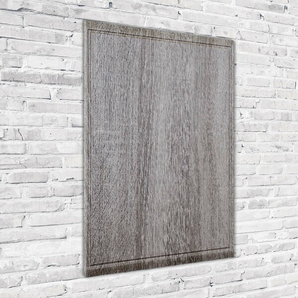 Verticaal glasschilderij Hout