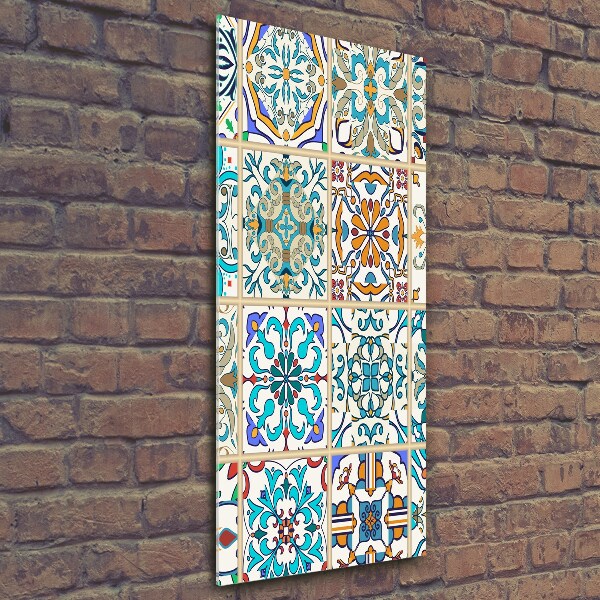 Verticale foto op glas Keramische tegels