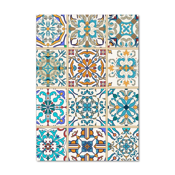 Verticale foto op glas Keramische tegels