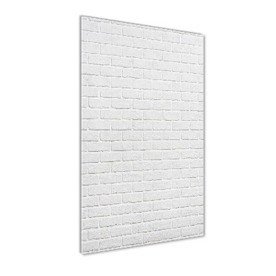 Verticale glasfoto Bakstenen muur