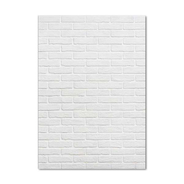 Verticale glasfoto Bakstenen muur