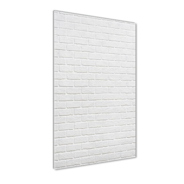 Verticale glasfoto Bakstenen muur