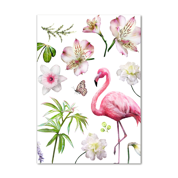 Verticaal glasschilderij Tropische collectie