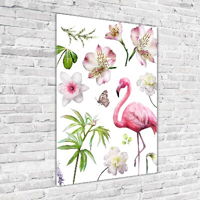 Verticaal glasschilderij Tropische collectie