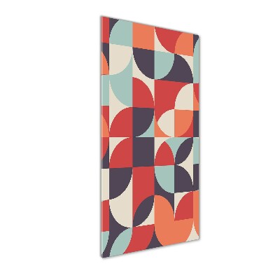 Verticale glasfoto Abstracte achtergrond