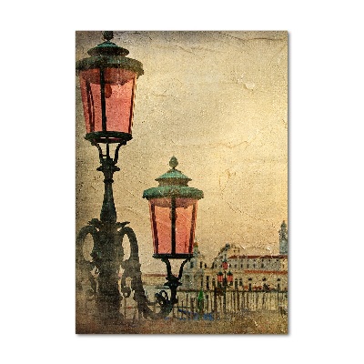 Verticaal glasschilderij Venetië, Italië