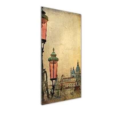 Verticaal glasschilderij Venetië, Italië