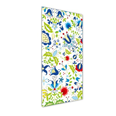 Verticale glasfoto Etnisch patroon