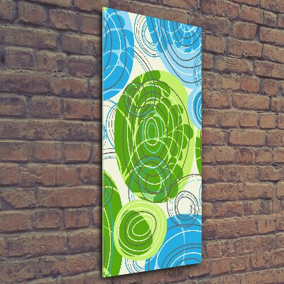 Verticale glasfoto Abstractie