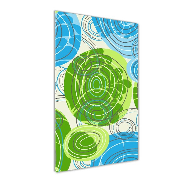 Verticale glasfoto Abstractie