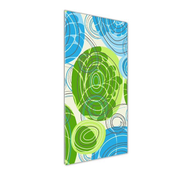 Verticale glasfoto Abstractie