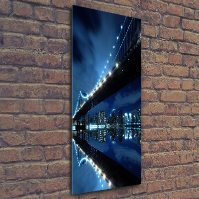 Verticale foto op glas Manhattan, New York