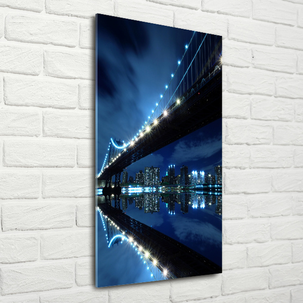 Verticale foto op glas Manhattan, New York