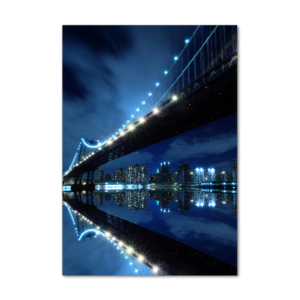 Verticale foto op glas Manhattan, New York