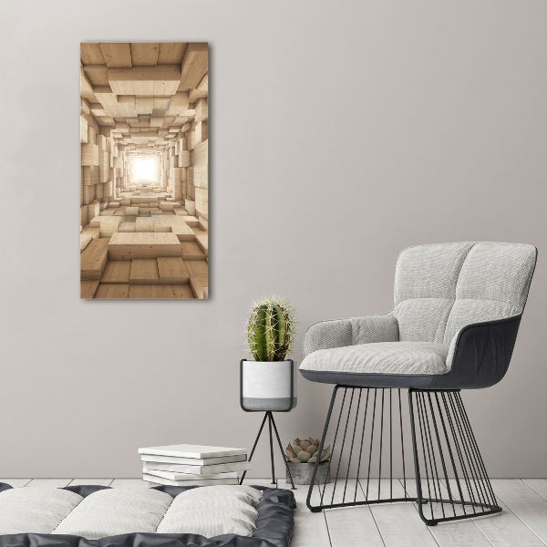 Verticale foto op glas Kleurrijke stoffen