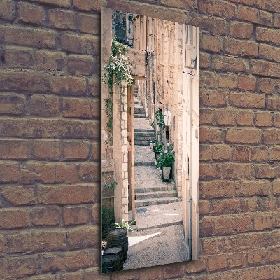 Verticaal glasschilderij Dubrovnik, Kroatië