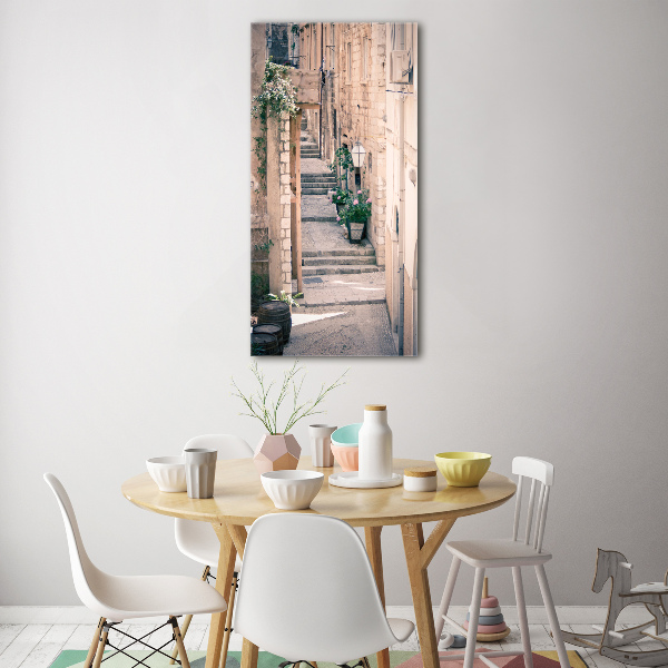 Verticaal glasschilderij Dubrovnik, Kroatië