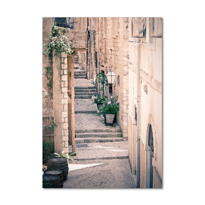 Verticaal glasschilderij Dubrovnik, Kroatië