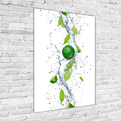 Verticale glasfoto Limoen