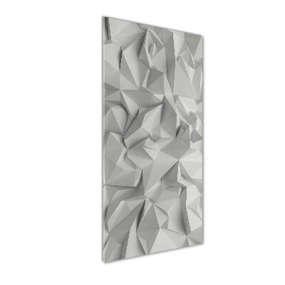 Verticale glasfoto 3D-abstractie