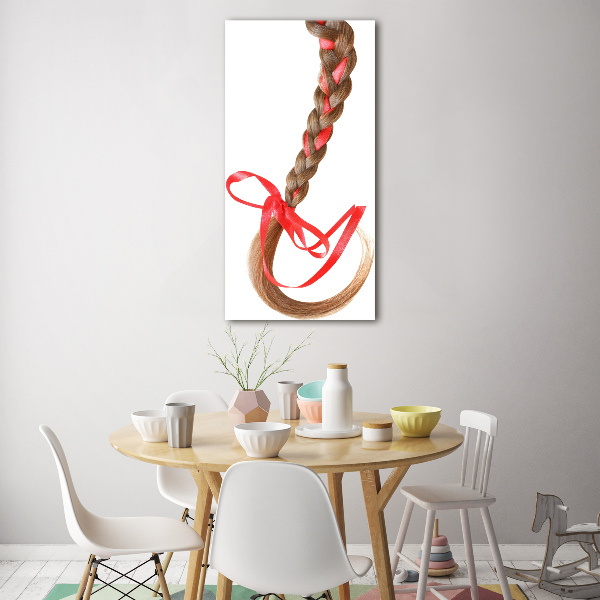 Verticale foto op glas Vlecht