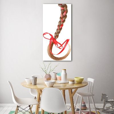 Verticale foto op glas Vlecht