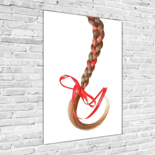 Verticale foto op glas Vlecht