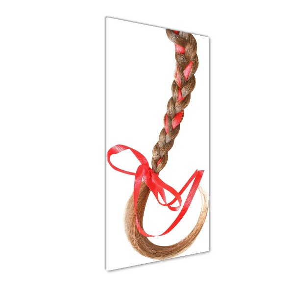 Verticale foto op glas Vlecht