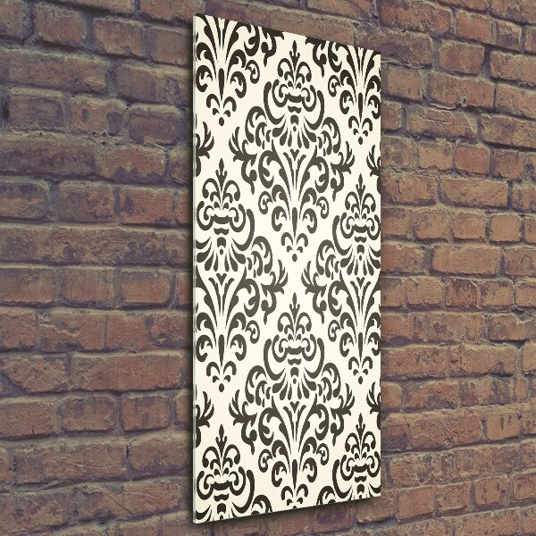 Verticale glasfoto Ornamenten achtergrond