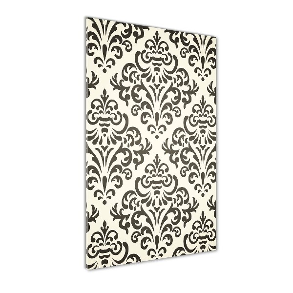 Verticale glasfoto Ornamenten achtergrond