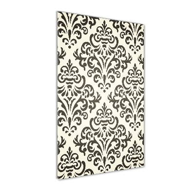 Verticale glasfoto Ornamenten achtergrond