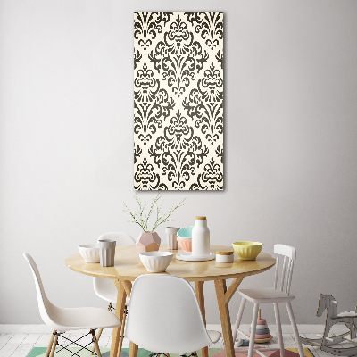 Verticale glasfoto Ornamenten achtergrond