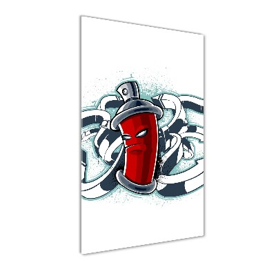 Verticale foto op glas Graffiti