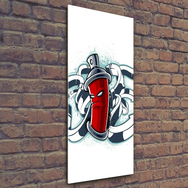 Verticale foto op glas Graffiti