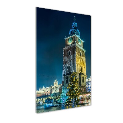 Verticale glasfoto Krakau, Polen