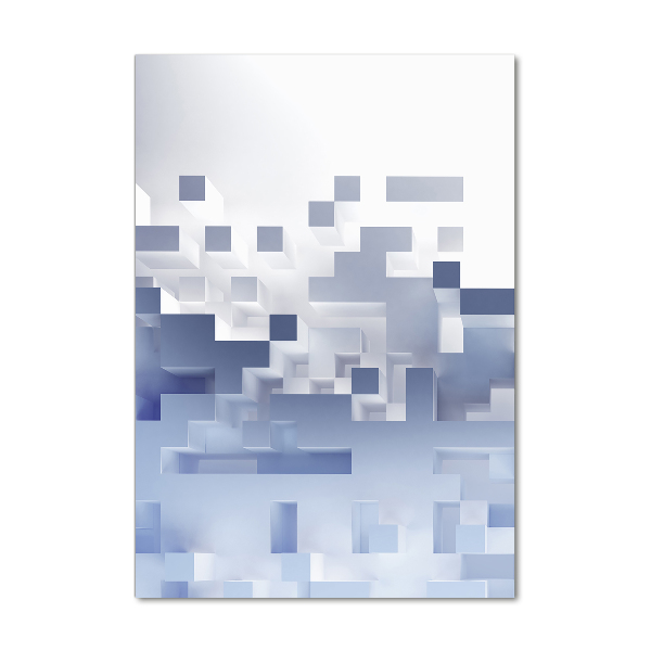 Verticale foto op glas Kubusabstractie