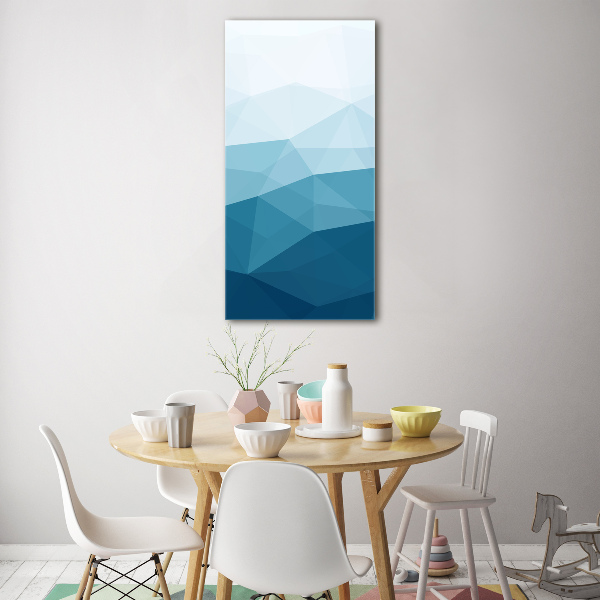 Verticale glasfoto Abstracte achtergrond