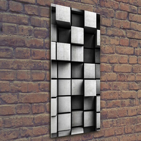 Verticale glasfoto Abstractie