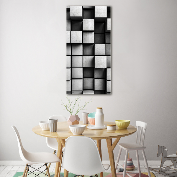 Verticale glasfoto Abstractie