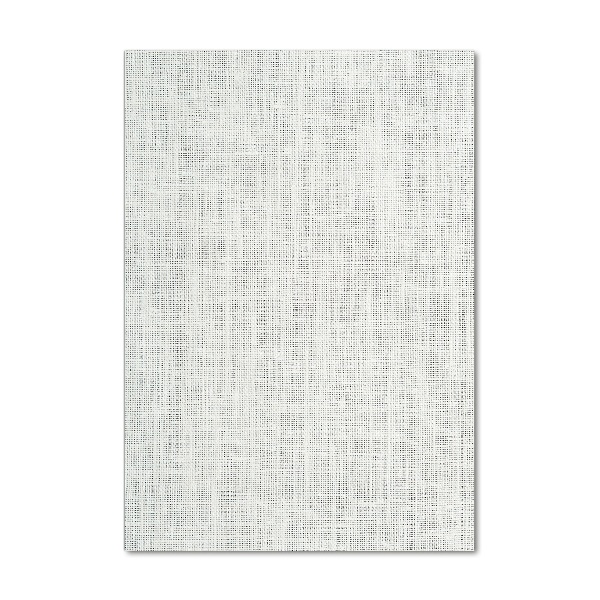 Verticale foto op glas Wit linnen canvas