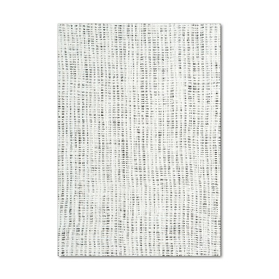 Verticale foto op glas Wit linnen canvas