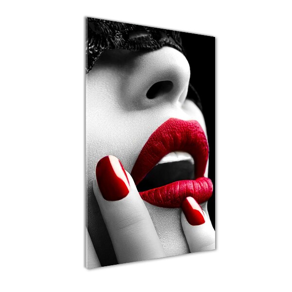 Verticale glasfoto Kanten masker