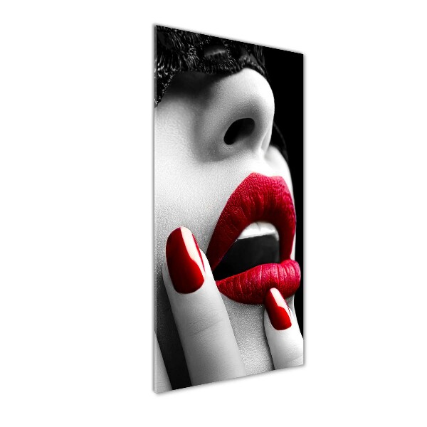 Verticale glasfoto Kanten masker