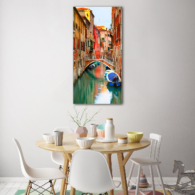 Verticaal glasschilderij Venetië, Italië