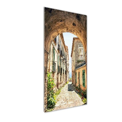 Verticale foto op glas Italiaanse straten