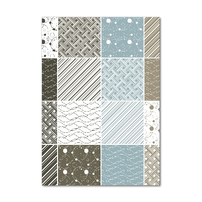 Verticale glasfoto Geometrische patronen